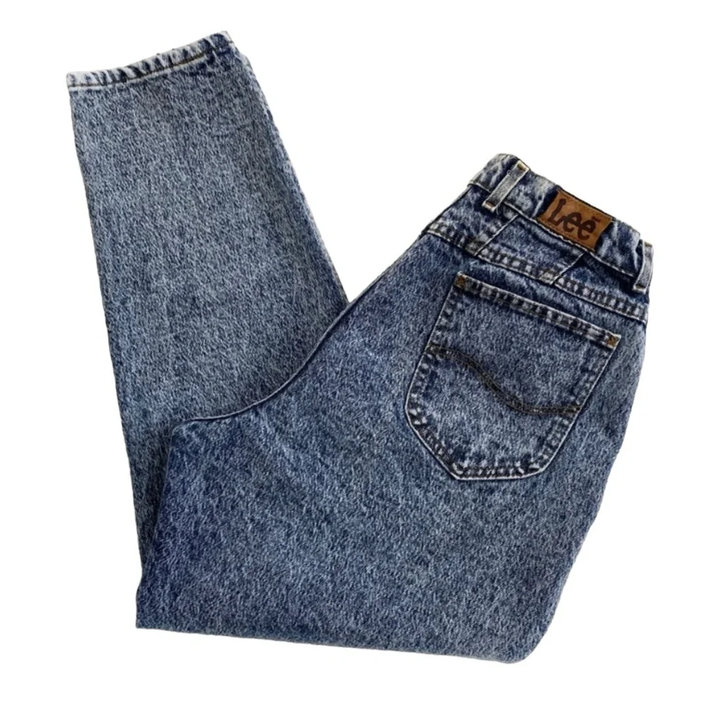 🚫SOLD🚫 Vintage Lee Acid Wash High Waist Mom Jeans Size 16 - Picture 6 of 14